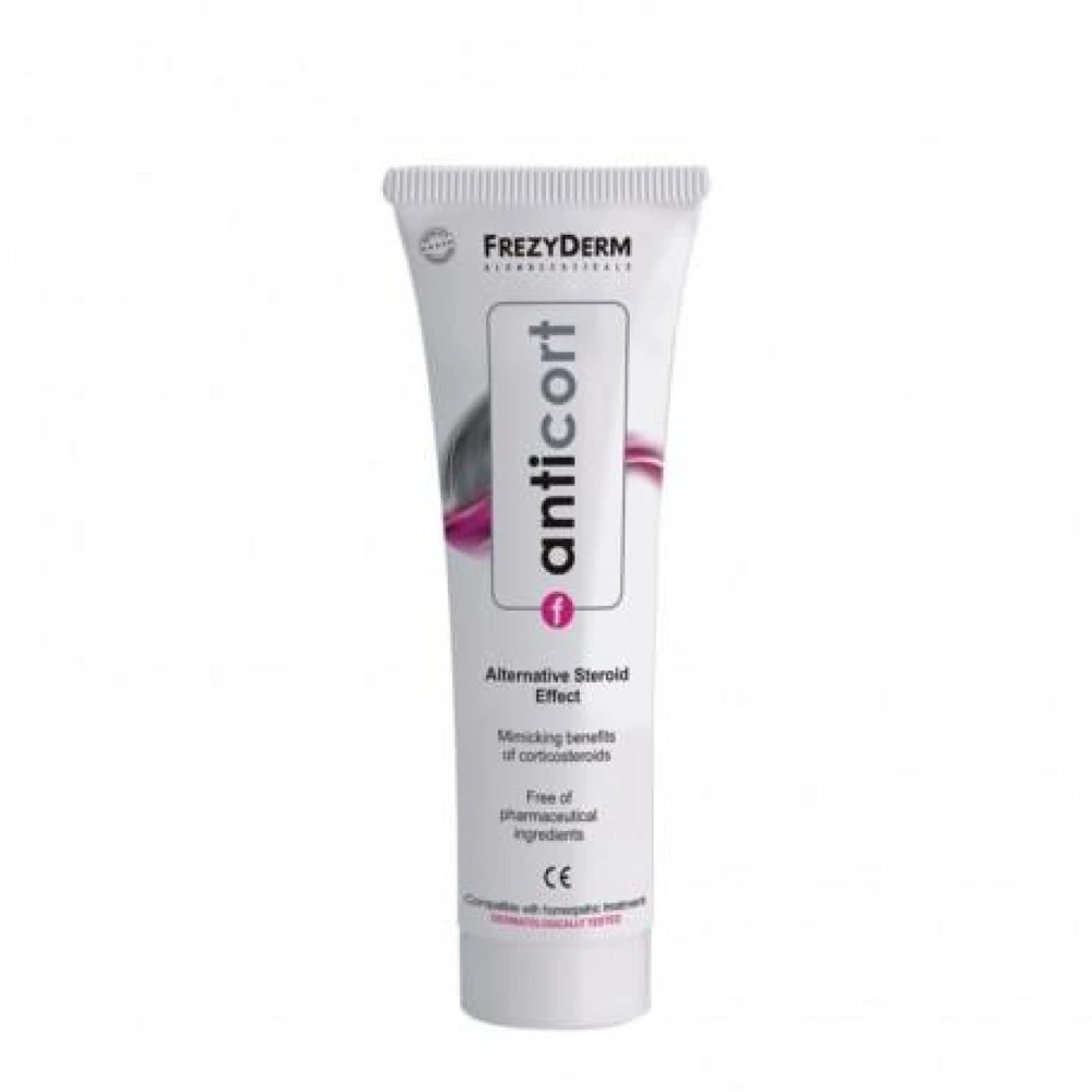Frezyderm Dermakosmetic Frezy Anticort Derm Kreminis Alternatyvaus steroidų poveikio kremas 50ml