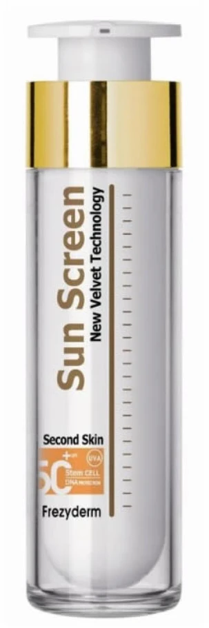 "Frezyderm" apsauginis kremas nuo saulės "Velvet Face", atsparus vandeniui Spf50+ 50ml