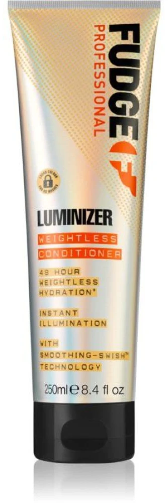 Fudge Professional Luminizer Weightless Conditioner apimties ir spindesio suteikiantis kondicionierius, 250 ml