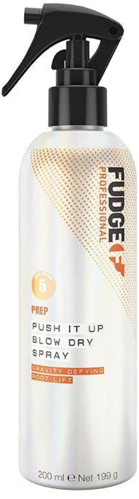 Fudge Professional Prep Push It Up Blow Dry Purškiklis apimties suteikiantis purškiklis, 200 ml
