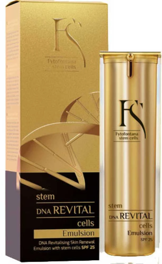 Fytofontana Stem Cells DNR Revital emulsija - emulsija su kamieninėmis ląstelėmis, skirta odos regeneracijai ir atgaivinimui SPF 25 30 ml