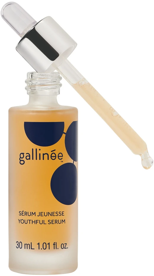 „Gallinee Microbiome Skincare“ veido serumas nuo senėjimo, prebiotikai, probiotikai ir postbiotikai, 30 ml