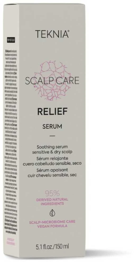 Galvos odos serumas Lakme Teknia Scalp Care Relief Serum, raminantis, tinka jautriai ir išsausėjusiai galvos odai, 150 ml