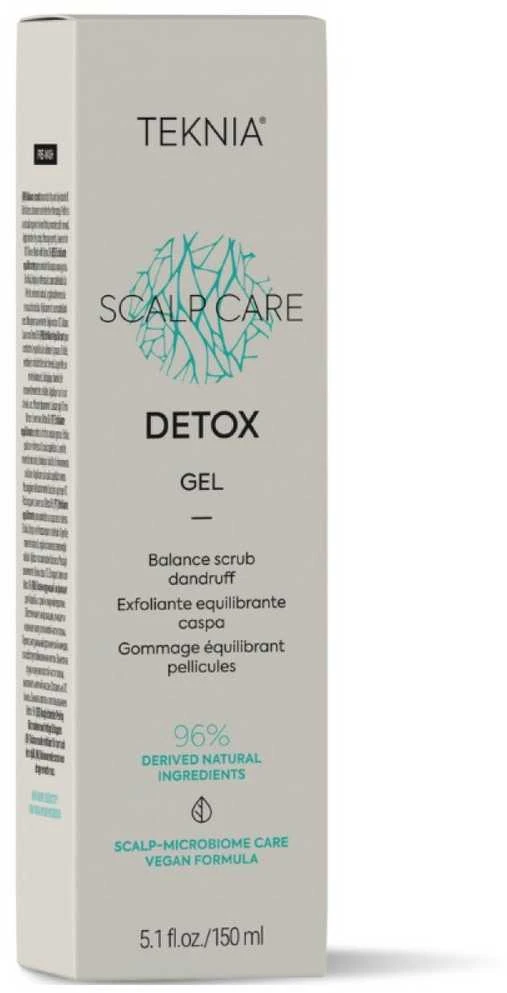 Galvos odos šveitiklis Lakme Teknia Scalp Care Detox Gel, giliai valantis galvos odą, nuo pleiskanų, 150 ml