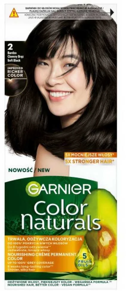 Garnier Color Naturals 2.0 labai tamsiai ruda