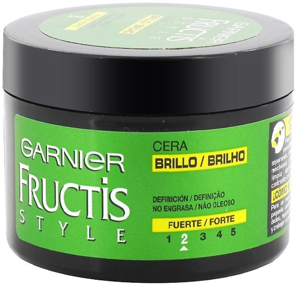 "Garnier Fructis Style Shine Wax Strong Definition 2" stiprios fiksacijos plaukų vaškas 75ml