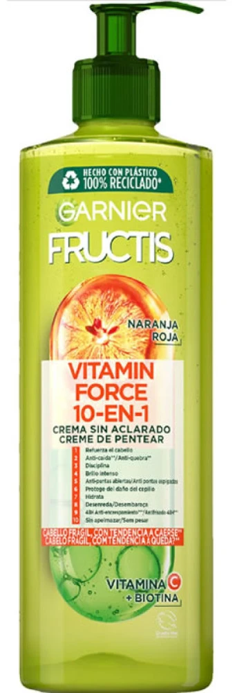"Garnier Fructis Vitamin Force No Rinse Kreminis"nenuplaunamas kremas plaukam 400 ml