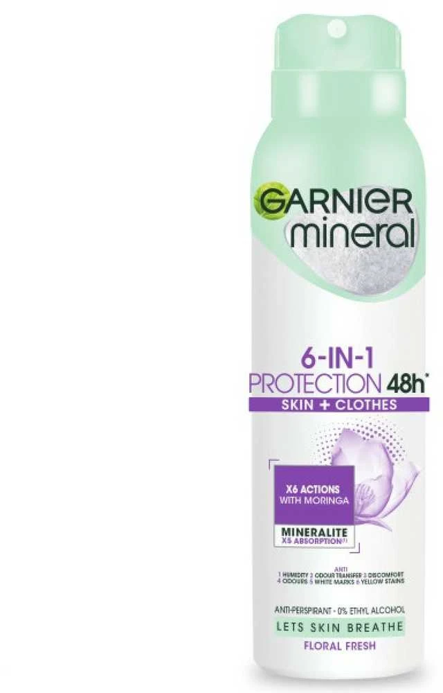 Garnier Mineral 6-in-1 purškiamas dezodorantas 150 ml