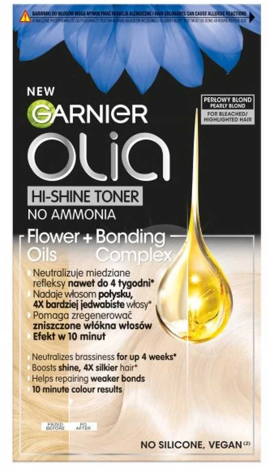 Garnier Olia Hi-Shine 10.2 perlamutrinio blondo pakuotė