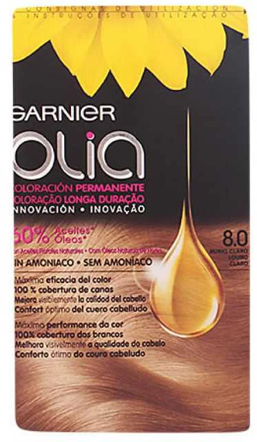 Garnier Olia Permanent Coloring 8,0 Light Blond plaukų dažai