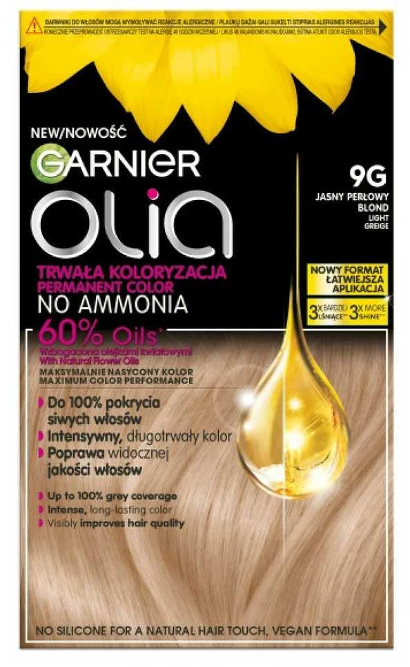 Garnier Olia 9G šviesūs plaukų dažai