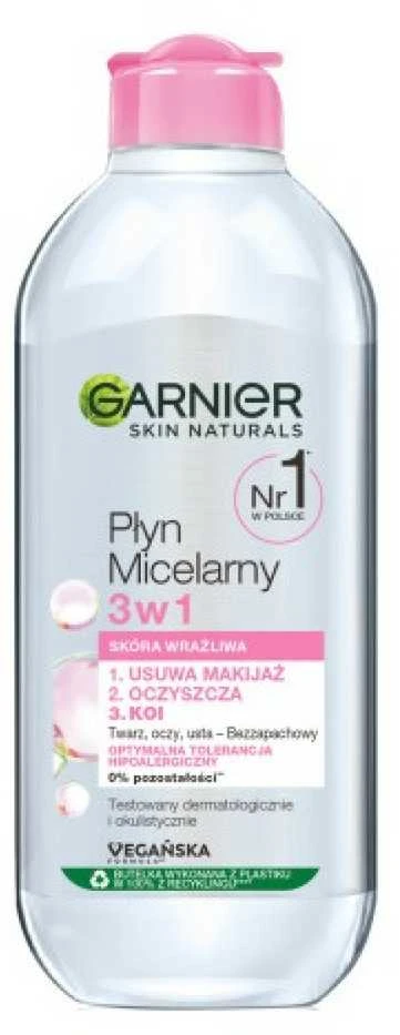 Garnier Skin Naturals - jautriai odai, 400 ml