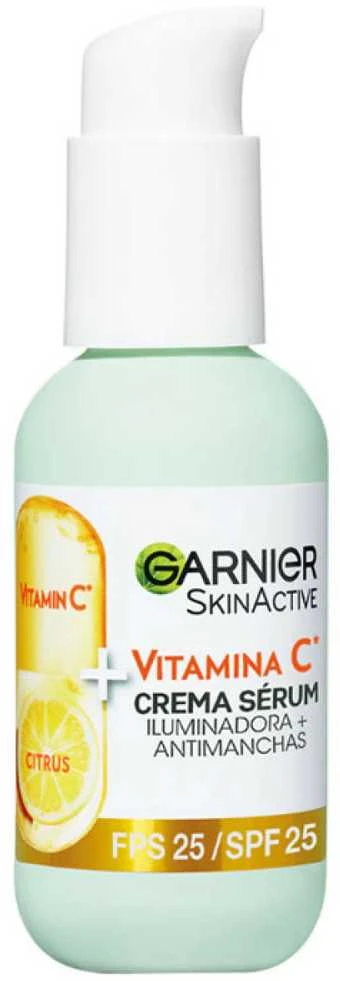 Garnier SkinActive Anti Spot Illuminating veido kremas serumas su Vitamin C Spf25 50ml