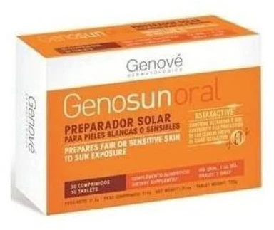 Genove Genosun Oral Preparatas saugiam deginimuisi saulėje 30 vnt