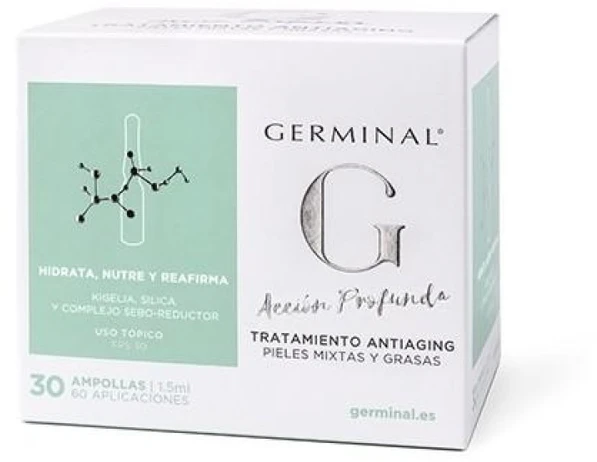 Germinal Deep Action Anti-Aging Mišrus odos ir riebalų mišinys 30 vnt