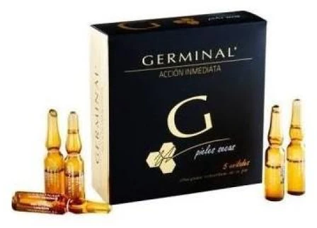 "Germinal Immediate Action" sausai veido odai ampulės 5 vnt