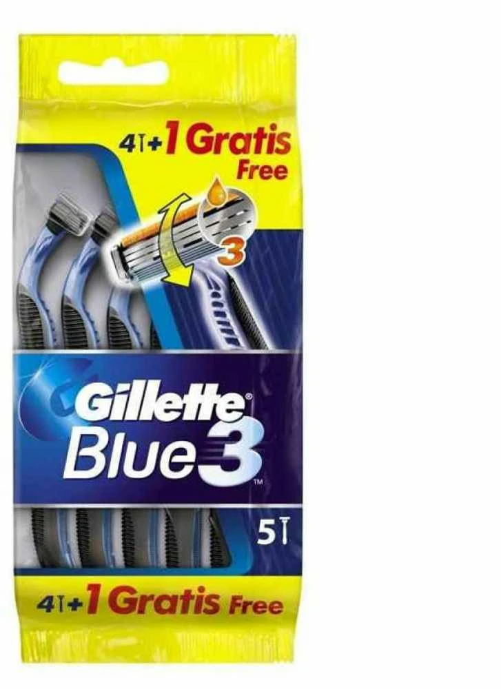 Gillette Blue3 4+1 vienetai