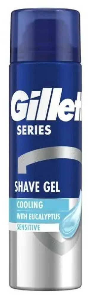 „Gillette“ vėsinamasis skutimosi gelis „Series Sensitiv e Eucalyptus“ (vėsinamasis skutimosi gelis), 200 ml