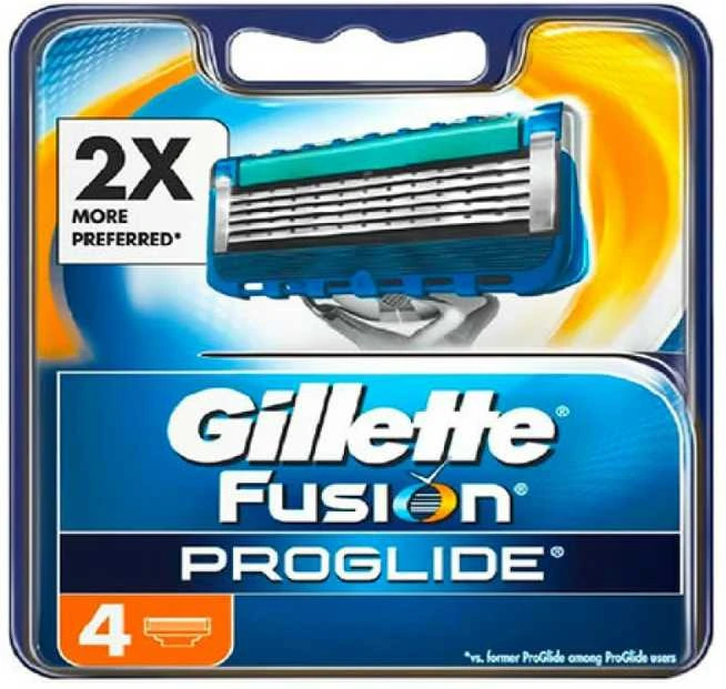 Gillette Fusion ProGlide skutimosi peiliukai 4 vnt