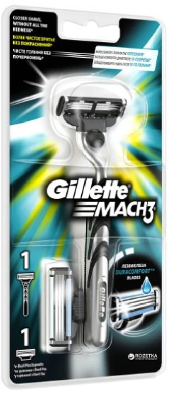 "Gillette Mach3" skustuvas + 1 pildymo priemonė