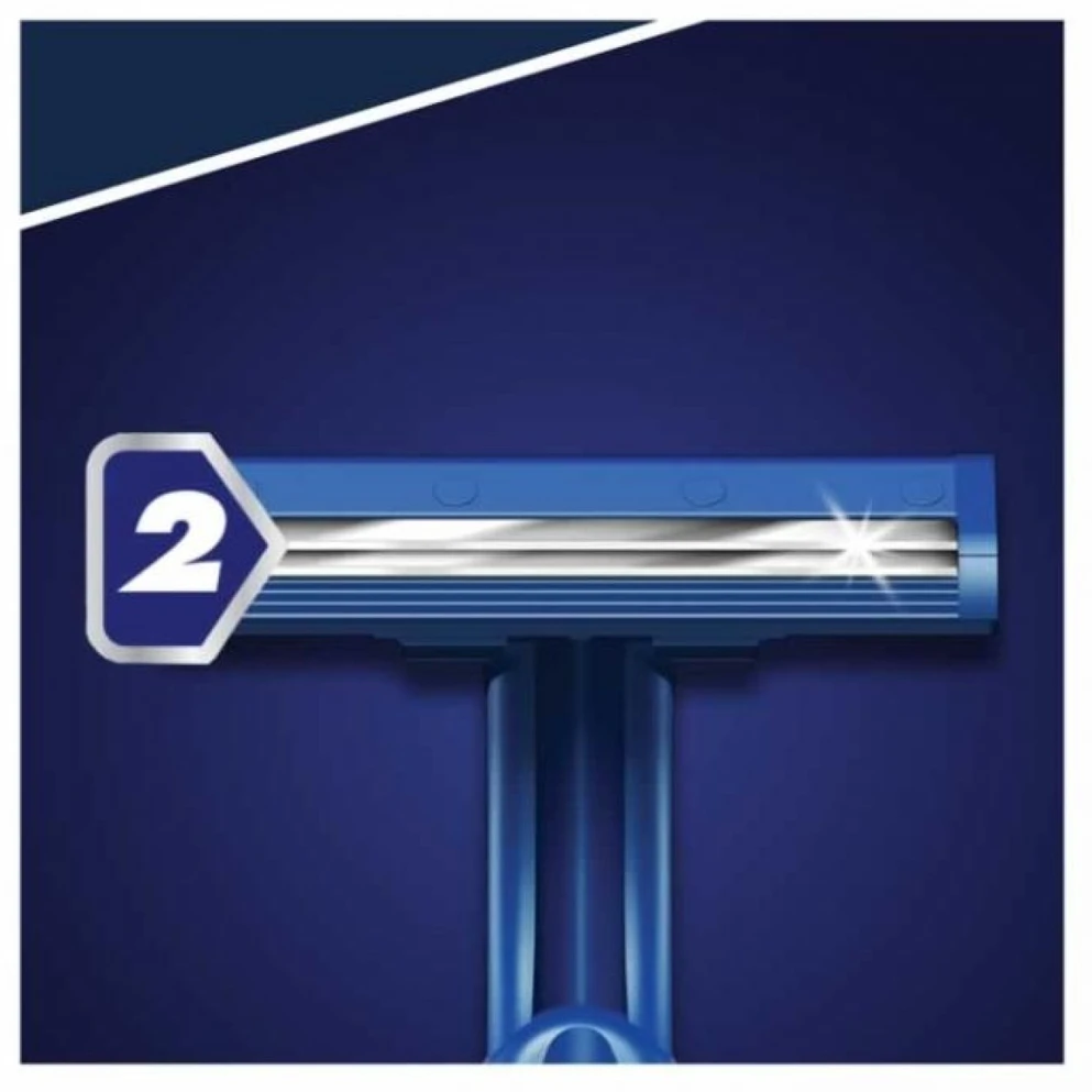 Gillette Mėlyna II skutimosi peiliukai 15+5 vnt
