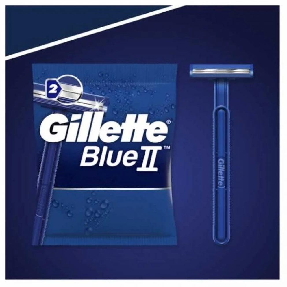 Gillette Mėlyna II skutimosi peiliukai 15+5 vnt