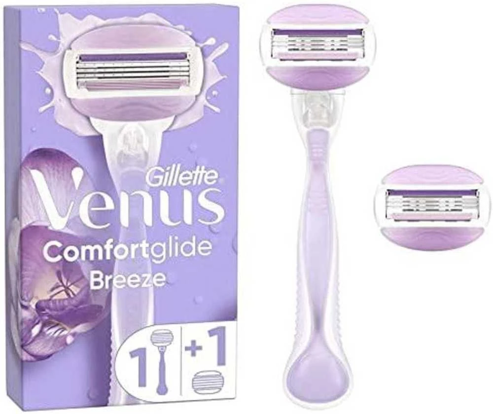 Barzdaskutė Gillette Venus Breeze skustuvas 1 vnt. + atsarginis peiliukas 1 vnt.