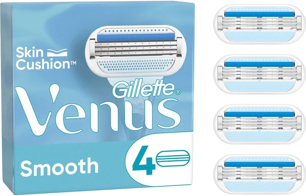 "Gillette Hoja Carg Venus Smooth" Skustuvo galvutės 4 vnt