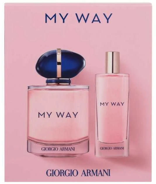 Giorgio Armani My Way Gift Set kvepalų rinkinys moterims (EDP, 90 ml + EDP, 15 ml)