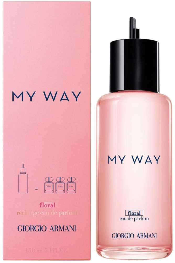 Giorgio Armani My Way Floral Refill EDP parfumuotas vanduo moterims, 150 ml
