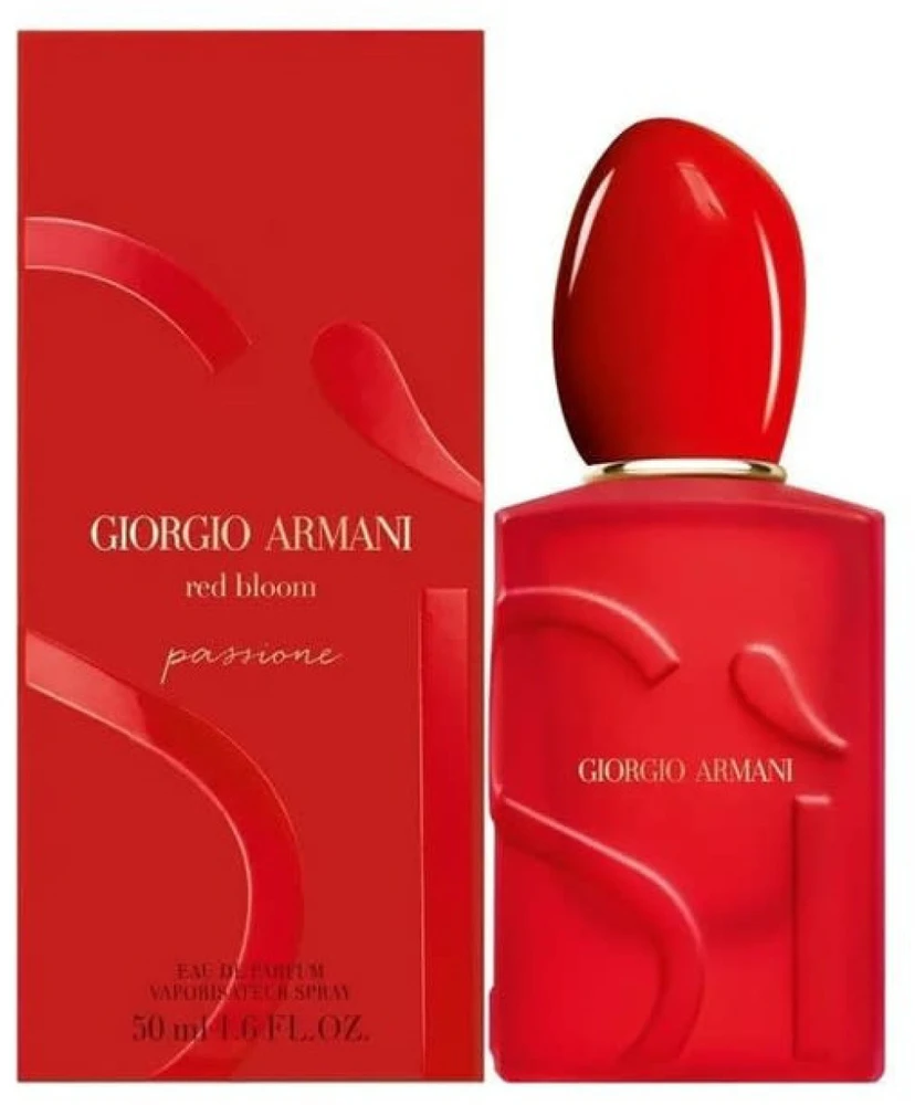 Giorgio Armani Si Passione Raudona Bloom EDP parfumuotas vanduo moterims, 50 ml