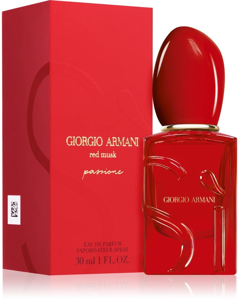 Giorgio Armani Sì Passione Raudona Musk EDP parfumuotas vanduo moterims, 30 ml