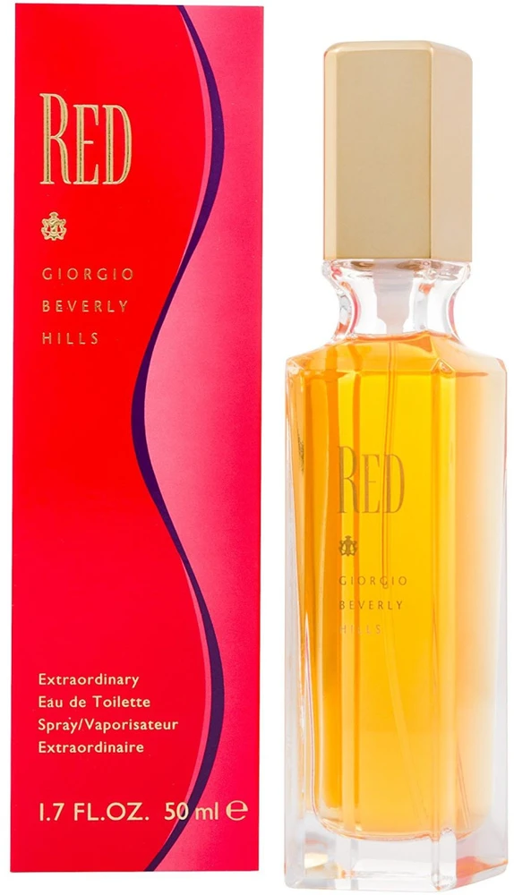 Giorgio Beverly Hills Raudona EDT tualetinis vanduo moterims, 50 ml