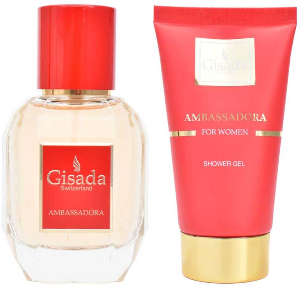 Kvepalų rinkinys moterims Gisada Ambassadora For Woman (EDP, 50 ml + dušo želė, 100 ml)