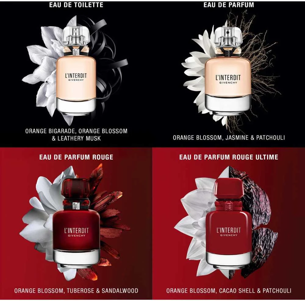Kvepalai moterims Givenchy L'interdit Rouge EDP, 80 ml