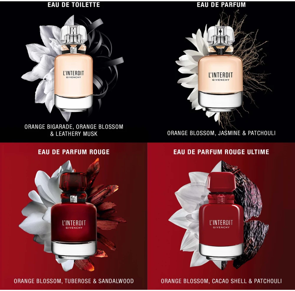 Kvepalai moterims Givenchy L'interdit Rouge EDP, 50 ml