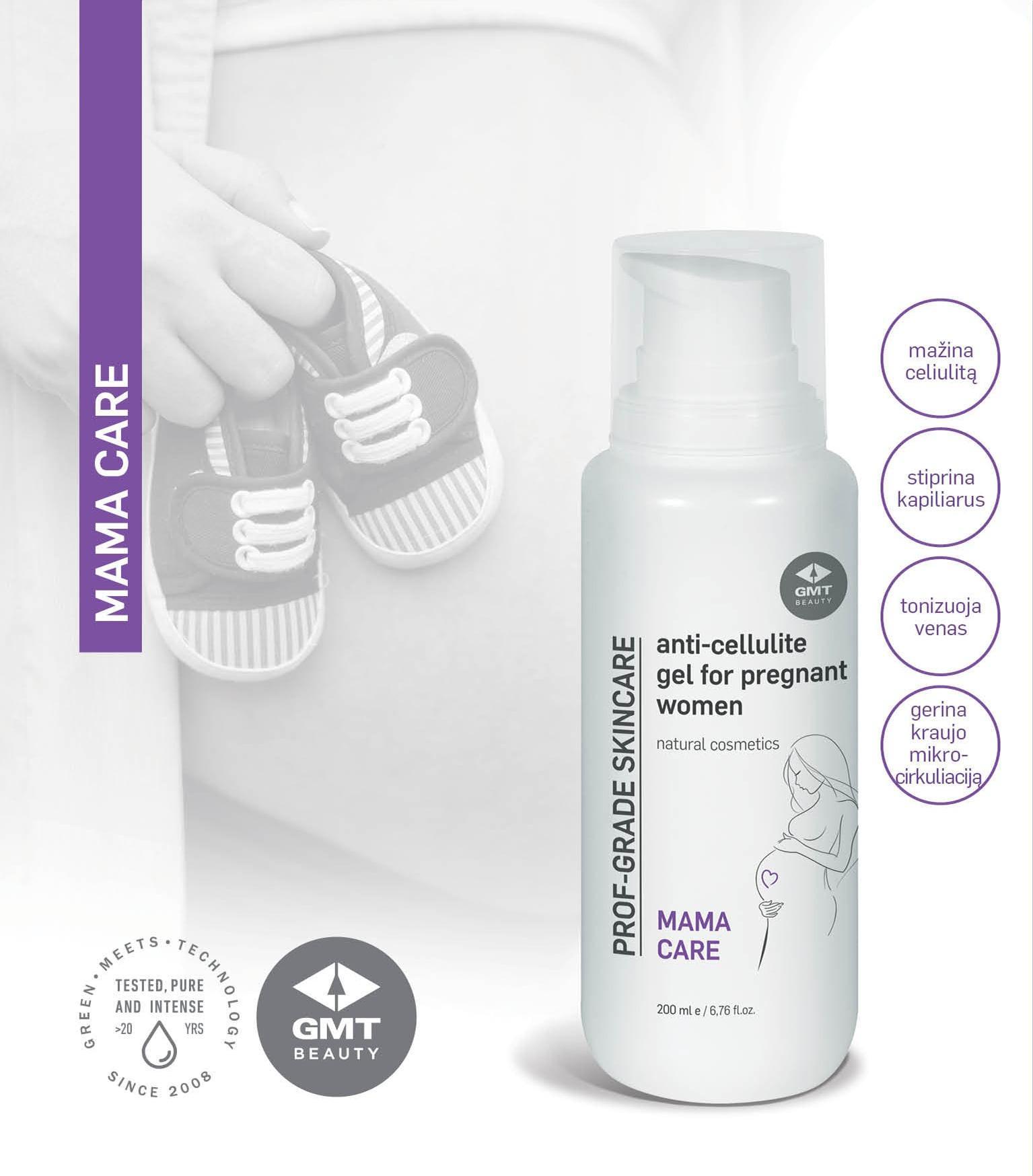 GMT Beauty Anti-Cellulite Gel For Pregnant Women anticeliulitinis gelis nėščiosioms moterims, 200 ml