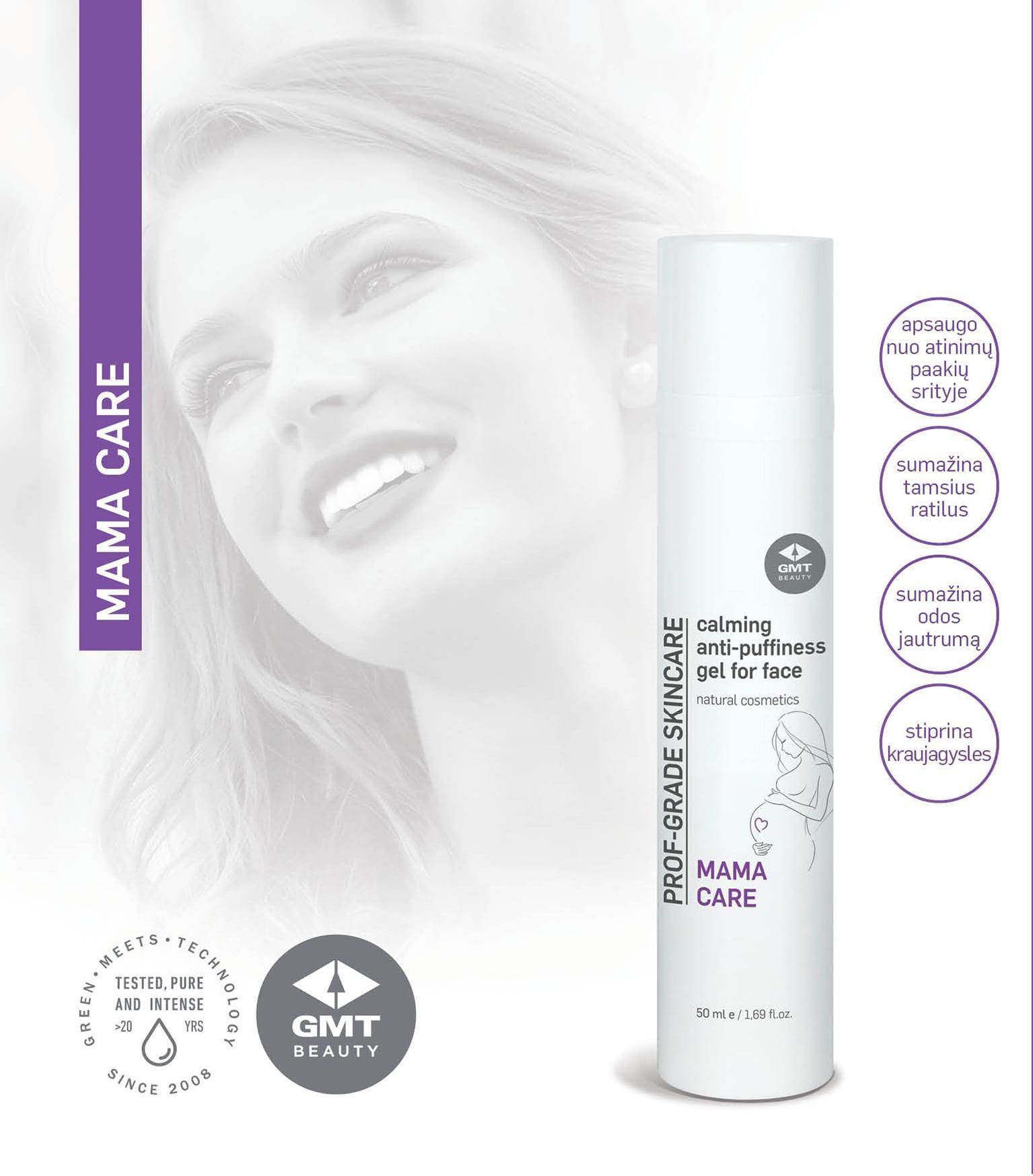 GMT Beauty Calming Anti-Puffiness Gel paakių paburkimą mažinantis gelis, 50 ml