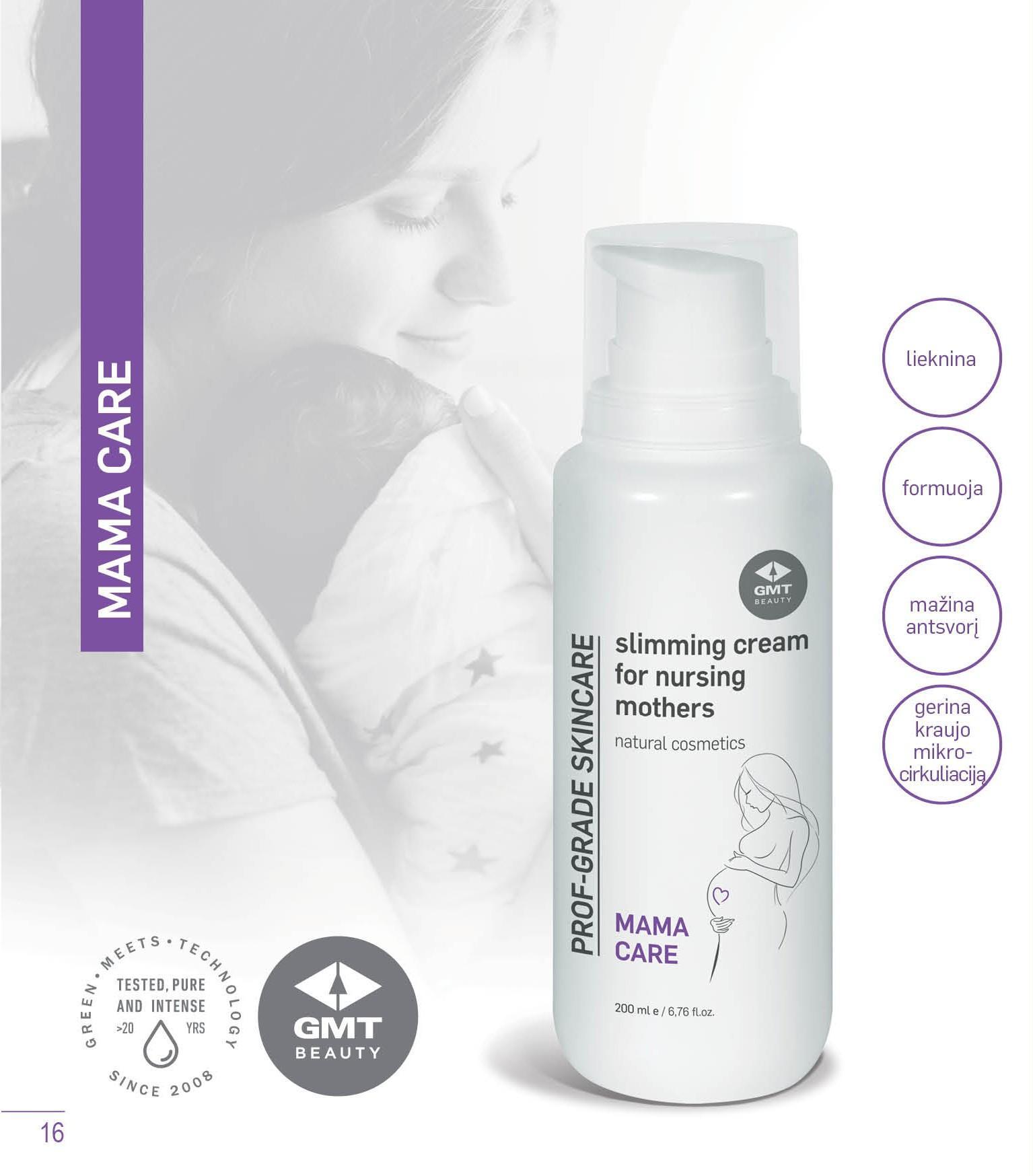 GMT Beauty Slimming Kreminis For Nursing Mothers liekninamasis kremas po gimdymo, 200 ml