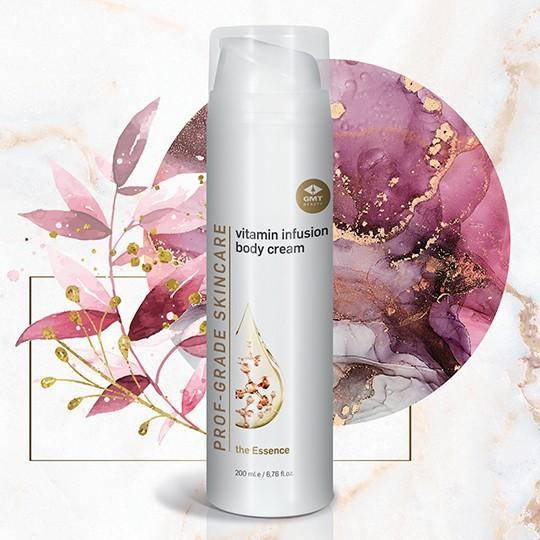 GMT Beauty Vitamin Infusion Body Kreminis drėkinamasis kūno kremas su vitaminais, 200 ml