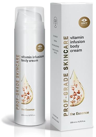GMT Beauty Vitamin Infusion Body Kreminis drėkinamasis kūno kremas su vitaminais, 200 ml