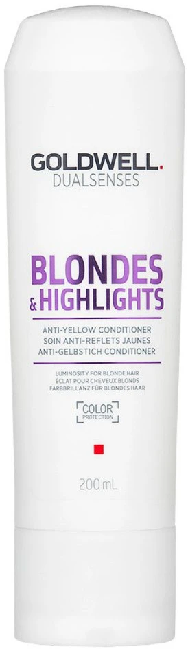 Šviesintų plaukų kondicionierius Goldwell Blondes&HighLights Anti-Geltona Conditioner 200ml