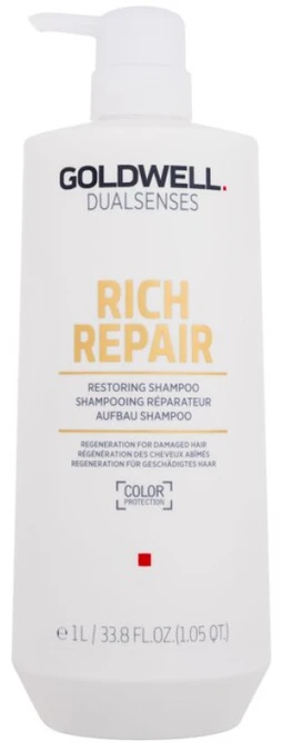 GOLDWELL atstatomasis pažeistų plaukų šampūnas Rich Repair Restoring, 1000 ml