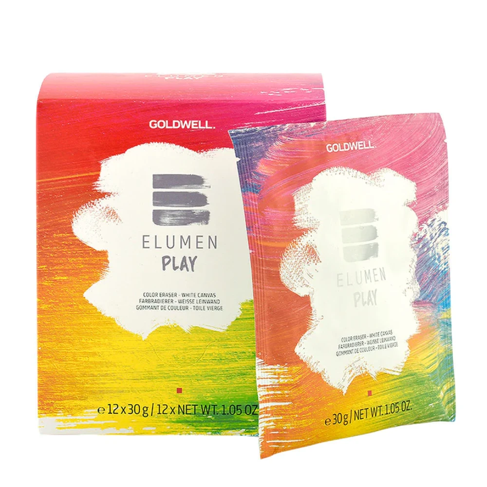 „Goldwell Elumen Play Eraser“ pusiau ilgalaikiai plaukų dažai, 12 vnt., 30 g