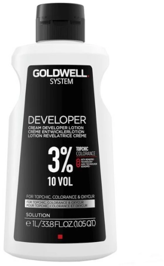 Goldwell Kreminis aktyvatoriaus emulsija 3% 10 VOL (Kreminis Developer Lotion) 1000 ml