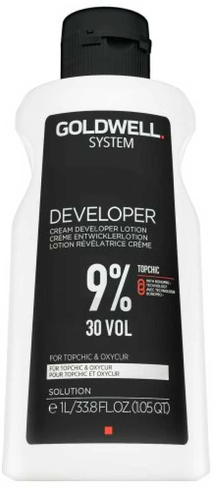 „Goldwell System Kreminis“ ryškalo losjonas 9 %, 30 tūrio %, 1000 ml