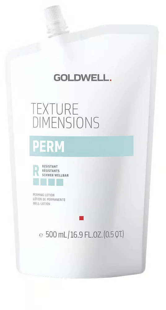 Goldwell Texture Dimensions Perm R Hair Perm Lotion Waves For Normal To Resistant Hair, 500 ml
