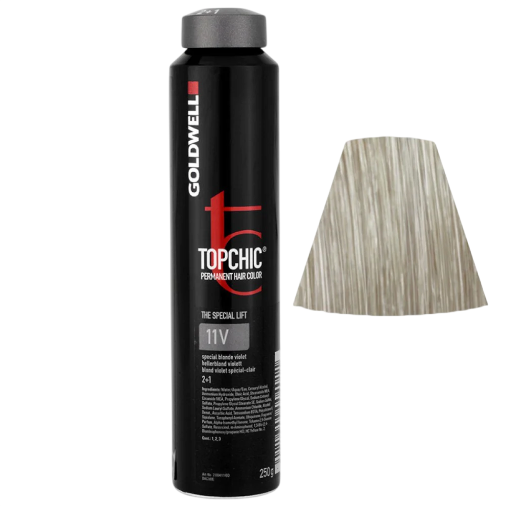Goldwell TopChic Permanent Hair Dye 11V Special Skirtas šviesiems plaukams Violet, 250 ml