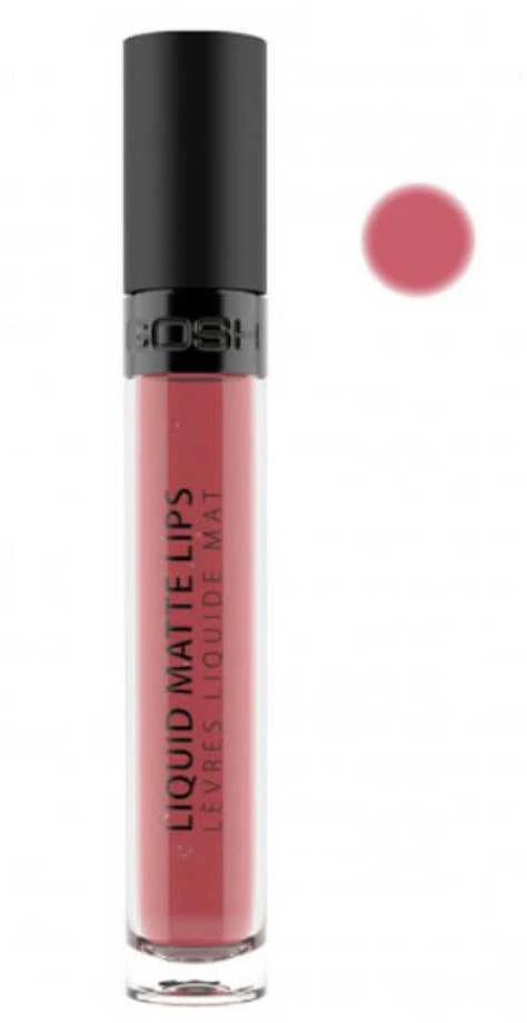 "Gosh Liquid Matte Lips 003 Nougat Fudge" Skystas matinis lūpdažis 4ml