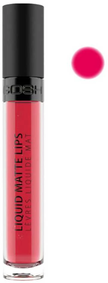 „Gosh“ matiniai skysti lūpų dažai „005 Raudona Carpet“, 4 ml